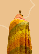 Haldi Rangkaat Georgette Dupatta