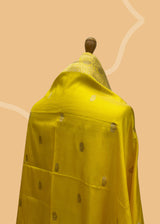 Yellow Bootidaar Katan Silk Dupatta