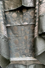 Olive Green Munga Cotton Suit Set