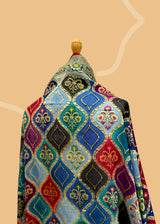 Plum & Wine Shaded Rangkat Georgette Dupatta