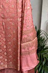 Peach Munga Cotton Suit Set