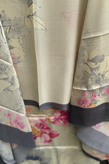 Vanilla Crape Silk Suit Set