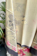 Vanilla Crape Silk Suit Set