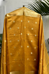 Mustard Yellow Munga Cotton Suit Set