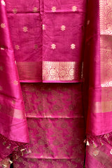 Rani Pink Munga Cotton Suit Set