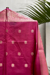 Rani Pink Munga Cotton Suit Set