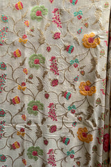 Natural Muga Silk Meenakari Kurta Set