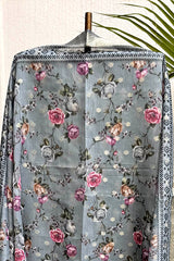 Pale Blue Bootidar Chanderi Suit Set