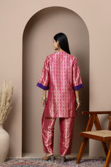 Rani Pink Brocade Coord Set
