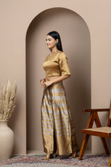 Bronze & Silver Tissue Coord Set