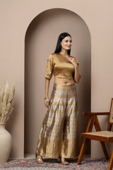 Bronze & Silver Tissue Coord Set