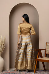 Bronze & Silver Tissue Coord Set