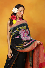 Keep It Pansy Georgette Saree