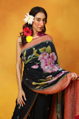 Keep It Pansy Georgette Saree