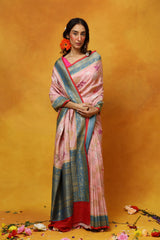 Pick Me Peony Tussar Georgette Saree