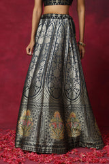 Pretty in Petunia Moonga Lehenga