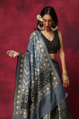 Pretty in Petunia Moonga Lehenga