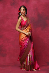 Cama Cama Camellia  SIlk Saree