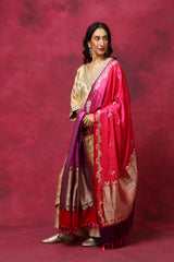 Tickle me Tulip Silk Dupatta