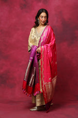 Tickle me Tulip Silk Dupatta
