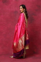 Tickle me Tulip Silk Dupatta