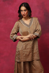 Call It a Day Lily Tissue Sharara Set