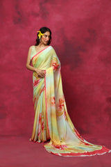Envy Me Zinnia Chiffon Saree