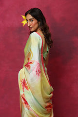 Envy Me Zinnia Chiffon Saree