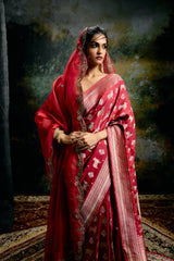 Shobhaa Dé in our Prussian Roulette Saree