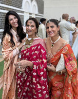 Shobhaa Dé in our Prussian Roulette Saree