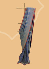 Royal Blure Brocade Silk Pure Benarasi Saree