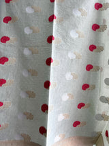 Chanderi suit sets with woven bootis on kurta and dupatta by Roliana Weaves Benaras