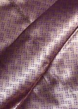 Purple thaan with chevron weave