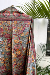 Olive Green Bootidar Chanderi Suit Set