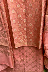 Peach Munga Cotton Suit Set