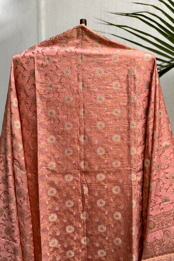 Peach Munga Cotton Suit Set