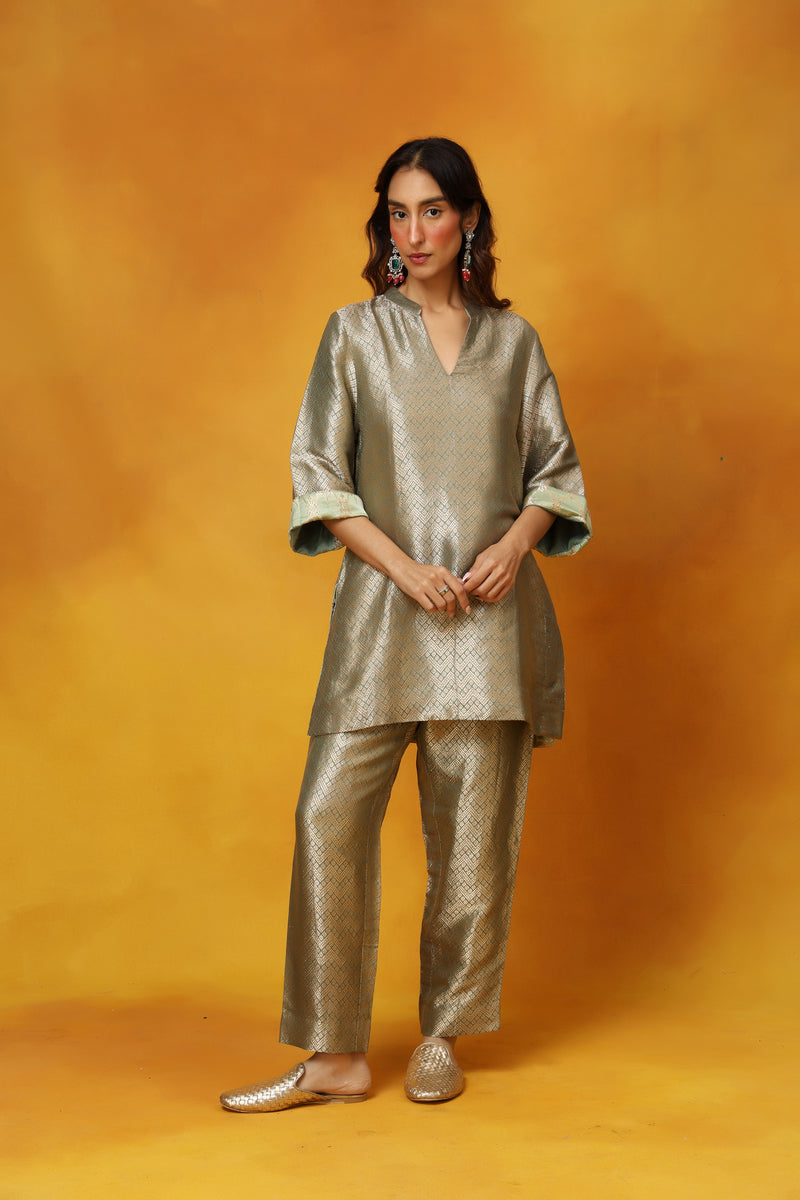 Song of Holly Silk Coord Set