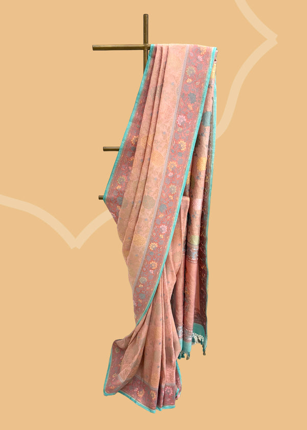 Soft tissue georgette saree