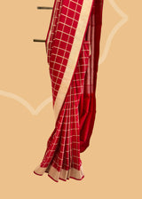 Traditional festive silk saree